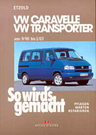 90-03 Elektrische Anlage Elektrik Systeme Werkstatthandbuch VW Transporter T4